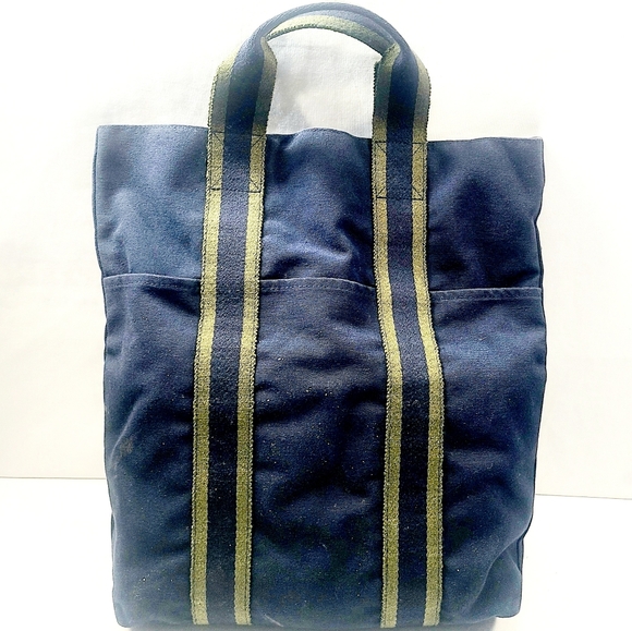 Hermes Canvas Satchel Bag - Picture 1 of 7